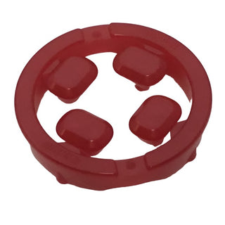 Rock Faceted with Small Pin (Infinity Stone), 4 on Sprue, Part# 36451 Part LEGO® Trans-Red