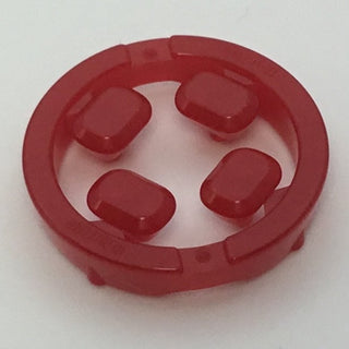 Rock Faceted with Small Pin (Infinity Stone), 4 on Sprue, Part# 36451 Part LEGO® Trans-Red  