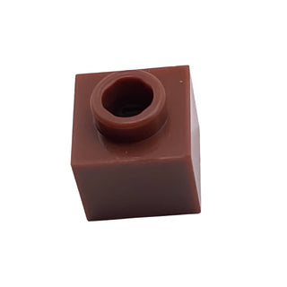 Brick, Modified 1 x 1 x 2/3 with Open Stud, Part# 86996 Part LEGO® Reddish Brown