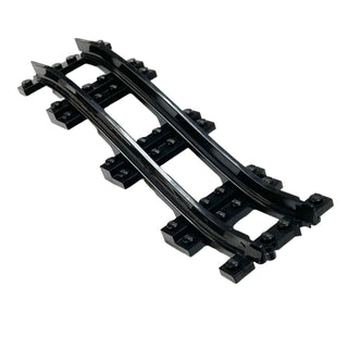 Train, Track Plastic, Narrow, Ramp, 5 Bricks Elevation, Part# 85977 Part LEGO® Black