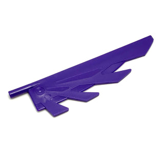 Wing 9L with Stylized Feathers, Part# 11091 Part LEGO® Dark Purple  