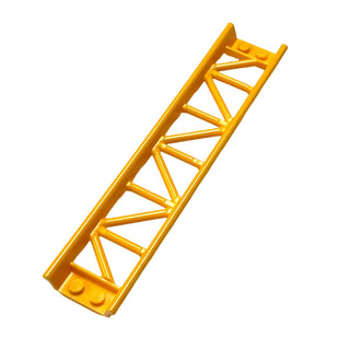 Roller Coaster Straight 16L, Part# 25059 Part LEGO® Bright Light Orange