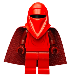 Royal Guard with Dark Red Arms and Hands (Spongy Cape), sw0521b Minifigure LEGO® Like New
