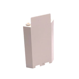 Panel 3x3x6 Corner Wall without Bottom Indentations, Part# 87421 Part LEGO® White Very Good