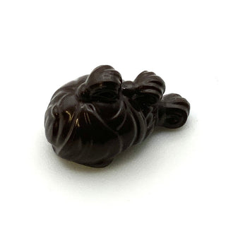Minifigure Hair, Ponytail with Tied Sections (Rey), Part# 21777 Part LEGO® Dark Brown
