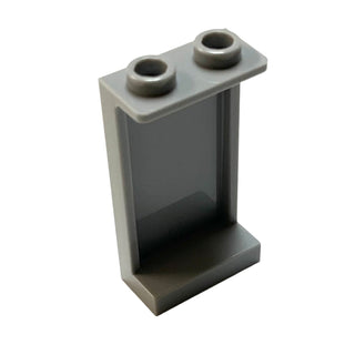 Panel 1x2x3 with Side Supports - Hollow Stud, Part# 87544 Part LEGO® Light Bluish Gray
