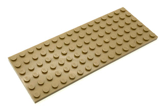 Plate 6x16, Part# 3027 Part LEGO® Dark Tan  