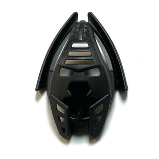 Bionicle Mask Kraahkan, 6 Hole Chin, Part# 44815a Part LEGO® Black
