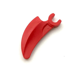 Barb/Claw/Horn/Tooth with Clip, Curved, Part# 16770 Part LEGO® Red  
