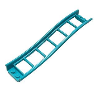 Roller Coaster Ramp Small, 3 Bricks Elevation, Part# 34738 Part LEGO® Medium Azure