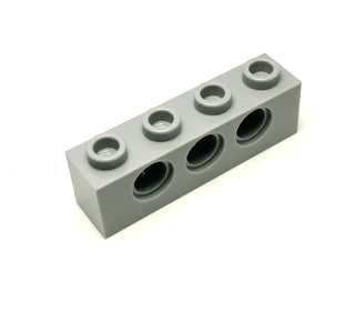 Technic, Brick 1x4 with Holes, Part# 3701 Part LEGO® Light Bluish Gray  
