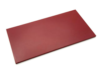Tile 8x16 with Bottom Tubes, Textured Surface, Part# 90498 Part LEGO® Dark Red  