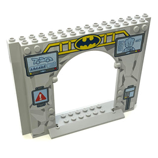 Panel 4x16x10 with Batman Logo, Joker and Car Pattern, Part# 15626pb01 Part LEGO®