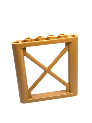 Support 1x6x5 Girder Rectangular, Part# 64448 Part LEGO® Medium Nougat 1 Part