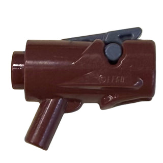 Minifigure, Weapon Gun Mini Blaster / Shooter Part#15391c01 Part LEGO® Reddish Brown