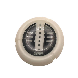 Throwing Disk with Bionicle Kanoka 638 Onu-Metru Pattern, Part# 32171pb109 Part LEGO® Glow In Dark Opaque