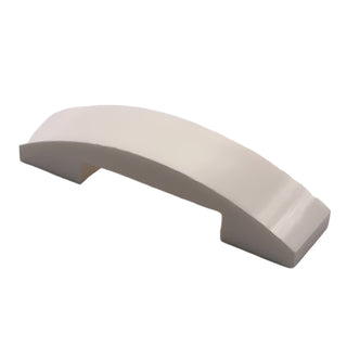 Slope, Curved 4 x 1 x 2/3 Double, Part# 93273 Part LEGO® White 1 Part