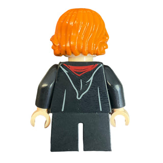 Ron Weasley - Gryffindor Robe Clasped, Sweater, Shirt and Tie, Black Short Legs, hp444 Minifigure LEGO®