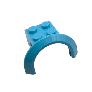 Vehicle, Mudguard 4 x 2 1/2 x 1 2/3 with Arch Round, Part# 50745 Part LEGO® Medium Azure