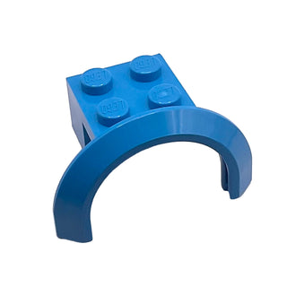 Vehicle, Mudguard 4 x 2 1/2 x 1 2/3 with Arch Round, Part# 50745 Part LEGO® Dark Azure