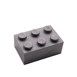 Brick 2x3, RARE Non-Production Colors, Part# 3002 Part LEGO® Flat Silver