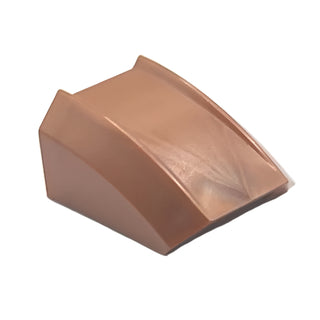 Slope, Curved 2x2 Lip, Part# 30602 Part LEGO® Copper