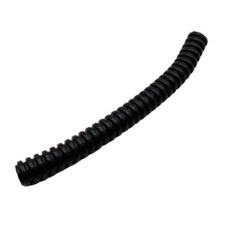 Hose, Ribbed 7mm D. 10L / 8.0 cm, Part# 78c10 Part LEGO® Black