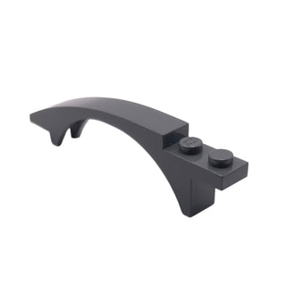 Slope, Curved 8 x 1 x 1 2/3 with Arch and 2 Recessed Studs, Part# 50967 Part LEGO® Dark Bluish Gray
