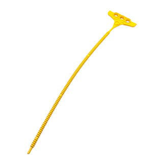 Rip Cord 5x23 Round, Flat Handle Edge, Part# 11126 Part LEGO® Yellow Very Good
