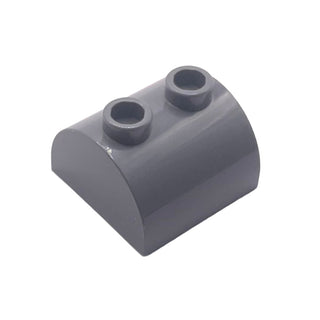 Slope, Curved 2x2 Double with 2 Hollow Studs, Part# 30165 Part LEGO® Dark Bluish Gray