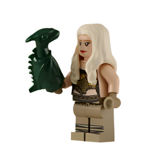 DAENERYS QUEEN OF DRAGONS Custom Printed & Inspired Game of Thrones Lego Minifigure Custom minifigure BigKidBrix