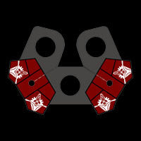 ARC Pauldron Security Dark Red- CAC Custom Body Wear Clone Army Customs