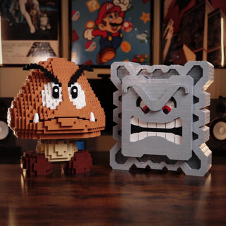 Angry Mushroom Life-Sized Replica Building Kit Bricker Builds