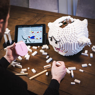 Angry Ghost Life-Sized Replica Building Kit Bricker Builds