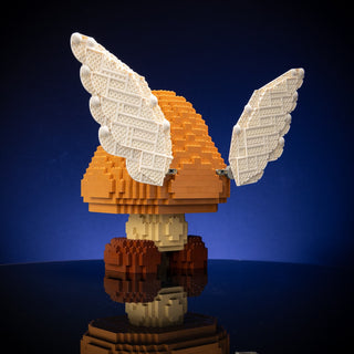 Angry Mushroom Life-Sized Replica Building Kit Bricker Builds