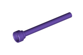 Antenna 4H (Flat Top), Part# 3957b Part LEGO® Dark Purple