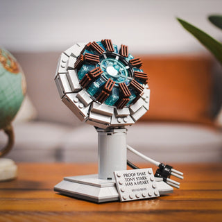 Tony Stark's Arc Reactor Life-Sized Replica Building Kit Bricker Builds