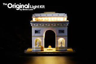 Brick Loot Light Kit For Are de Triomphe - 21036 Light up kit United Brick Co®