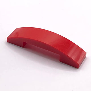 Slope, Curved 4 x 1 x 2/3 Double, Part# 93273 Part LEGO® Red 1 Part