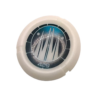 Throwing Disk with Bionicle Kanoka 429 Ko-Metru Pattern, Part# 32171pb092 Part LEGO® Glow In Dark Opaque