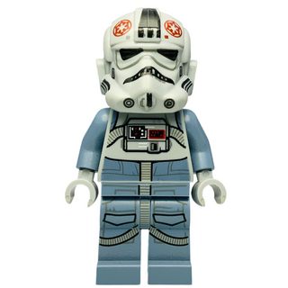 AT-AT Driver - Dark Red Imperial Logo, Cheek Lines, Frown, sw1104 Minifigure LEGO® Like New