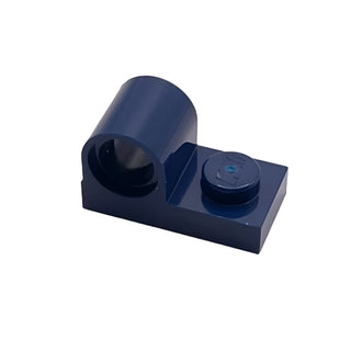 Plate, Modified 1x2 with Pin Hole on Top, Part# 11458 Part LEGO® Dark Blue