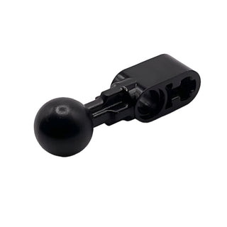 Technic, Liftarm, Modified Ball Joint Straight 1x2 with 1 Hole in Ball, Part# 64276 Part LEGO® Black