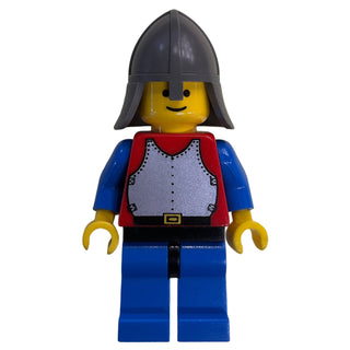 Breastplate - Red with Blue Arms, Blue Legs with Black Hips, Dark Gray Neck-Protector, cas199 Minifigure LEGO®