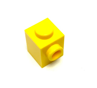 Brick, Modified 1x1 with Stud on Side, Part# 87087 Part LEGO® Yellow 1 Part