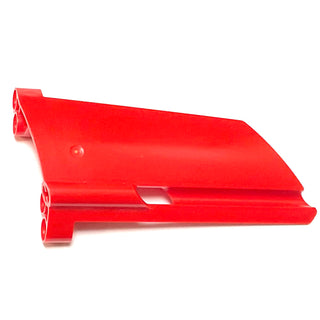 Technic, Panel Fairing #21 Large Long, Small Hole, Side B, Part# 44351 Part LEGO® Red