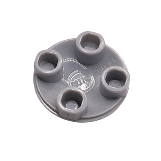 Plate, Round 2x2 with Rounded Bottom (Boat Stud), Part# 2654 Part LEGO® Light Bluish Gray