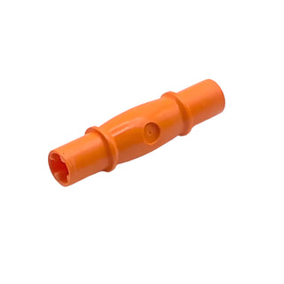 Technic, Axle Connector 4L with 2L Crowned Pulley, Part# bb0522 Part LEGO® Orange Very Good