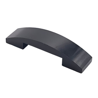 Slope, Curved 4 x 1 x 2/3 Double, Part# 93273 Part LEGO® Black 1 Part