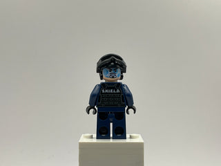 SHIELD Agent - Tony Stark, Tactical Vest, Black Helmet and Goggles, sh0919 Minifigure LEGO®